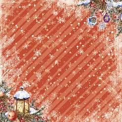 Бумага "Румяный Новый Год. Тепло свечей" (ScrapMania) Бумага "Румяный Новый Год. Тепло свечей" (ScrapMania)