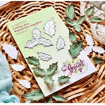 Нож "Листья остролиста", 4,7х4,2 см (AgiArt)