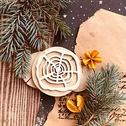 Чипборд "Древесный аромат", 4,3х4,2 см (WoodHome)