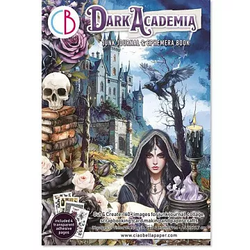 Набор бумаги А4 с наклейками "Dark Academia. Для вырезания", 16 листов (Ciao Bella) Набор бумаги А4 с наклейками "Dark Academia. Для вырезания", 16 листов (Ciao Bella)