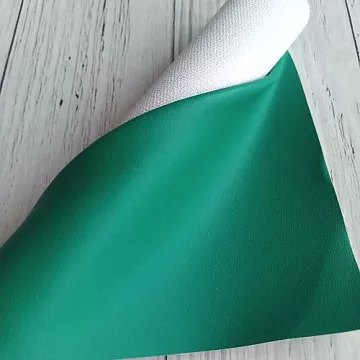 Отрез экокожи 30х69 см "Однотонный. Изумрудный зеленый" (Pty Китай)
