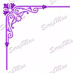 Нож для вырубки и тиснения "Уголок" (Scrapman)