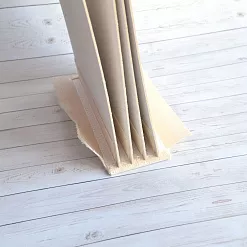 Переплет на 5 разворотов, с листами 15х15, цвет белый, шаг 0,7 см