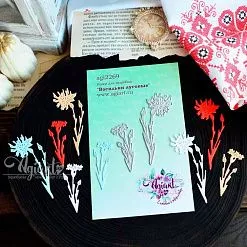 Нож "Васильки луговые", 3х7,3 см (Agiart) Нож "Васильки луговые", 3х7,3 см (Agiart)