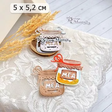 Нож "Пчелиные истории. Медок", 5х5,2 см (ScrapMania)