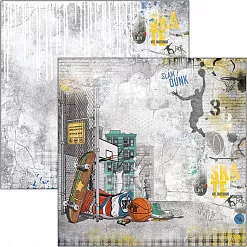 Набор бумаги 30х30 см "Hipster", 12 листов (Ciao bella)