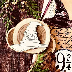 Чипборд "Распределяющая шляпа", 5,1х4,3 см (WoodHome)