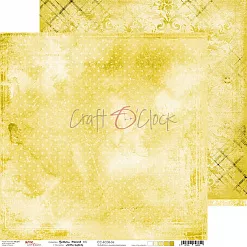 Бумага 30х30 см "Yellow mood 06" (CraftO'clock) Бумага 30х30 см "Yellow mood 06" (CraftO'clock)