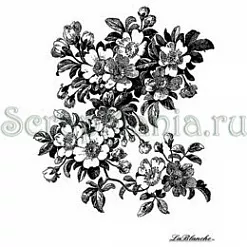 Штамп La Blanshe "Яблоневый цвет"