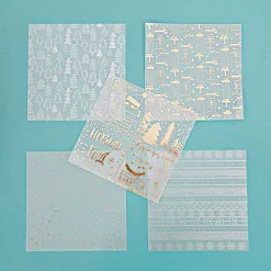 Набор веллума с фольгированием 15х15 см "Счастья в новом году" (АртУзор)