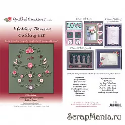 Набор для квиллинга "Романтические цветы" (QC) Набор для квиллинга "Романтические цветы" (QC)