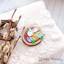 Нож "Пасха. Праздничный кулич", 3,2х4,1 см (ScrapMania)