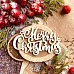 Чипборд "Надпись. Merry Christmas", 6,1х3,6 см (WoodHome)