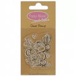 Штамп "Мишка на свадьбе" (Fizzy Moon)