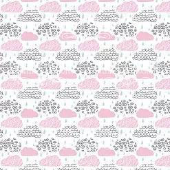 Набор бумаги 20х20 см "Scandi Baby Girl", 10 листов (Фабрика Декору)