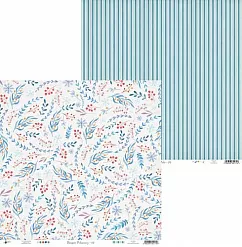 Набор бумаги 30х30 см "North Pole", 12 листов (Piatek13)