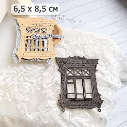 Нож "Русские сказки. Боярское окно", 6,5х8,5 см (ScrapMania) Нож "Русские сказки. Боярское окно", 6,5х8,5 см (ScrapMania)