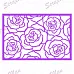 Нож для вырубки "Розы в рамке" (Scrapman)