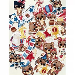 Набор вырубок "Папа и дочка" (MonaDesign)