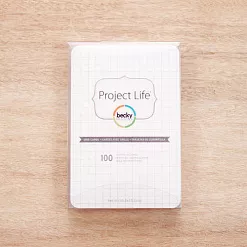 Набор больших карточек для подписей "Клетка" (American Crafts)