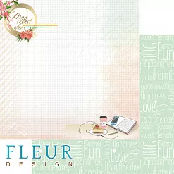 Бумага "Мечтай. Кофе пауза" (Fleur-design)