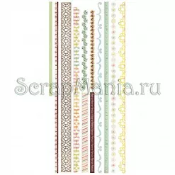 Набор наклеек "Бордюры пастельные" (Basic Grey) Набор наклеек "Бордюры пастельные" (Basic Grey)