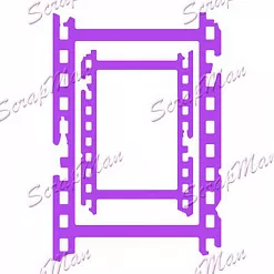 Нож "Рамки. Фотокадр", 6,9х10,3 см (Scrapman)