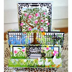 Форма для вырубки "Витиеватый забор" (CottCutz)