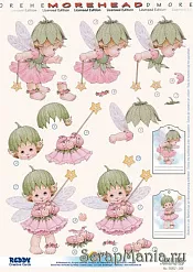 Аппликация бумажная вырубная "Эльф" (Reddy)