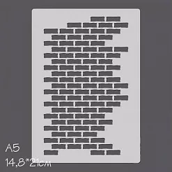 Трафарет "Кирпичная кладка" (Россия Е)