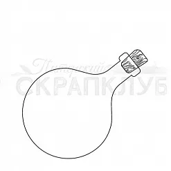 Штамп "Колба состояний" (Скрапклуб)