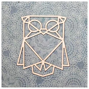 Украшение из чипборда "Сова" (GoldenHands)