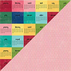 Набор бумаги 30х30 см с наклейками и высечками "You make miso happy", 13 листов (Jilibean soup)