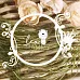 Украшение из чипборда "Рамка круглая с короной" (LeoMammy)