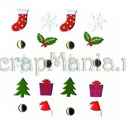 Набор брадсов "Новогодний" (Artemio) Набор брадсов "Новогодний" (Artemio)