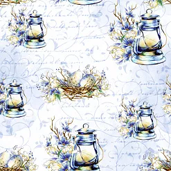 Бумага "Spring birds - 5" (SunnyCraft) Бумага "Spring birds - 5" (SunnyCraft)