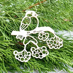 Чипборд "Снегирь 1", 6,5х6,6 см (LeoMammy)