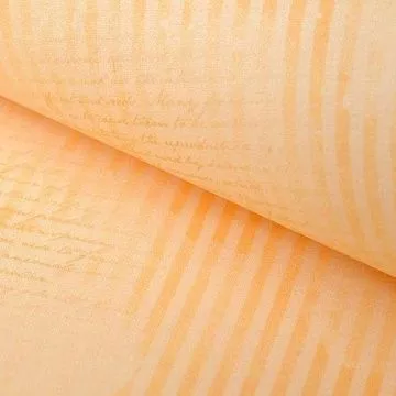 Отрез ткани 48х50 см "Кофе-тайм. Персиковый фон в полосочку" (Артмикс)