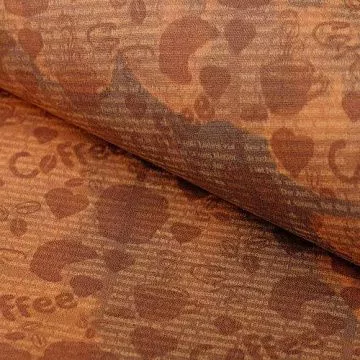 Отрез ткани 48х50 см "Кофе-тайм. Коричневые чашечки на коричневом" (Артмикс)