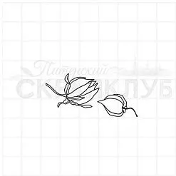 Штамп "Физалис", 2,7 см (Скрапклуб)