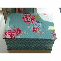 Отрез ткани 50х70 см "Цветок-звездочка, цвет циан" (Tilda) Отрез ткани 50х70 см "Цветок-звездочка, цвет циан" (Tilda)