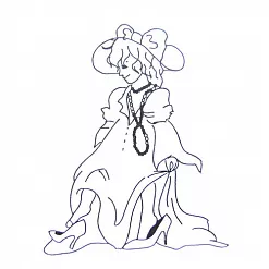 Штамп "Модница" (Студия "Елена")