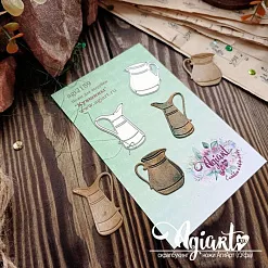 Нож "Кувшины", 3,8х3 см (AgiArt)