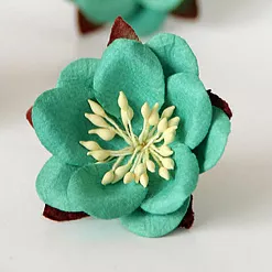 Цветок сакуры "Темно-бирюзовый" (Craft) Цветок сакуры "Темно-бирюзовый" (Craft)
