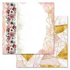 Набор бумаги 30,5х30,5 см "Роскошный фламинго", 12 листов (ScrapMania)