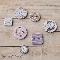 Набор цветного чипборда "Девичья тайна" (ScrapMania) Набор цветного чипборда "Девичья тайна" (ScrapMania)