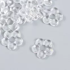 Набор бусин "Прозрачный цветочек", 2х2 см (АртУзор)