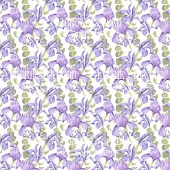 Набор бумаги 20х20 см "Majestic iris", 10 листов (Фабрика Декору)