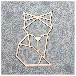 Украшение из чипборда "Лисичка" (GoldenHands)