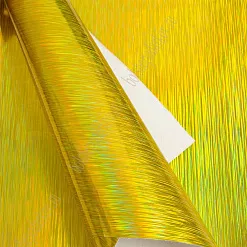 Отрез экокожи А4 "Полоски. Золото" Отрез экокожи А4 "Полоски. Золото"